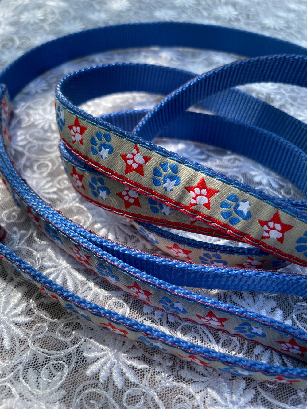 NWOT PATRIOTIC DOG LEAD